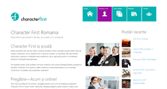 Desktop Screenshot of characterfirst.ro